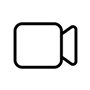 Wood & Delgado | Video camera icon representing media or video content.